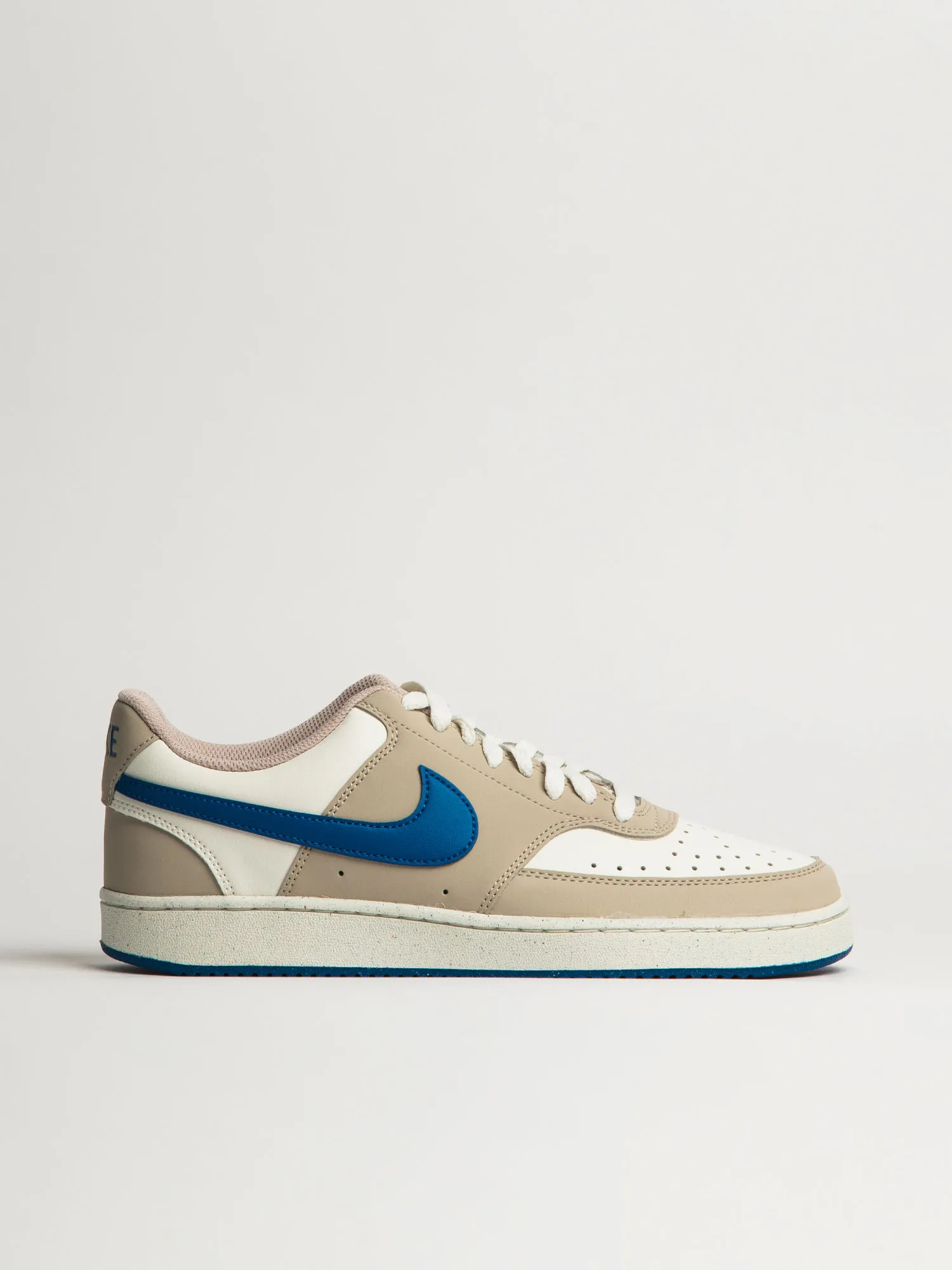 MENS NIKE COURT VISION LOW SNEAKER - WHITE/BLUE sold by Blackwell