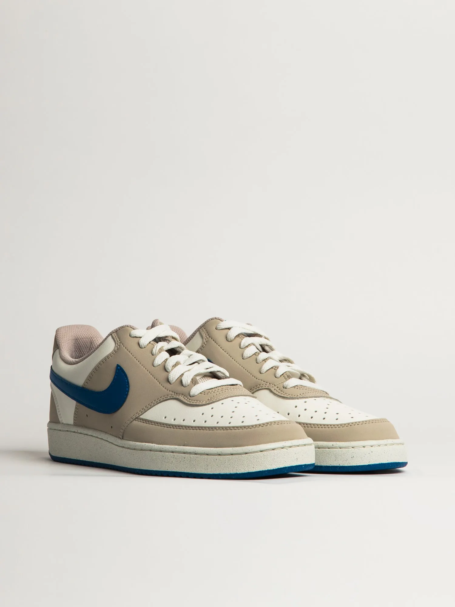 MENS NIKE COURT VISION LOW SNEAKER - WHITE/BLUE sold by Blackwell product image thumbnail 2