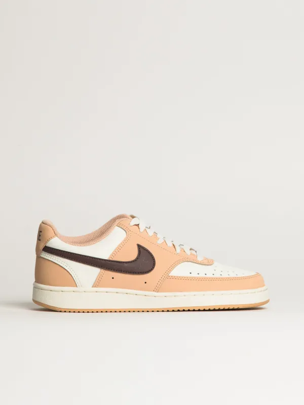 WOMENS NIKE COURT VISION LOW SNEAKER - TAN made by Nike