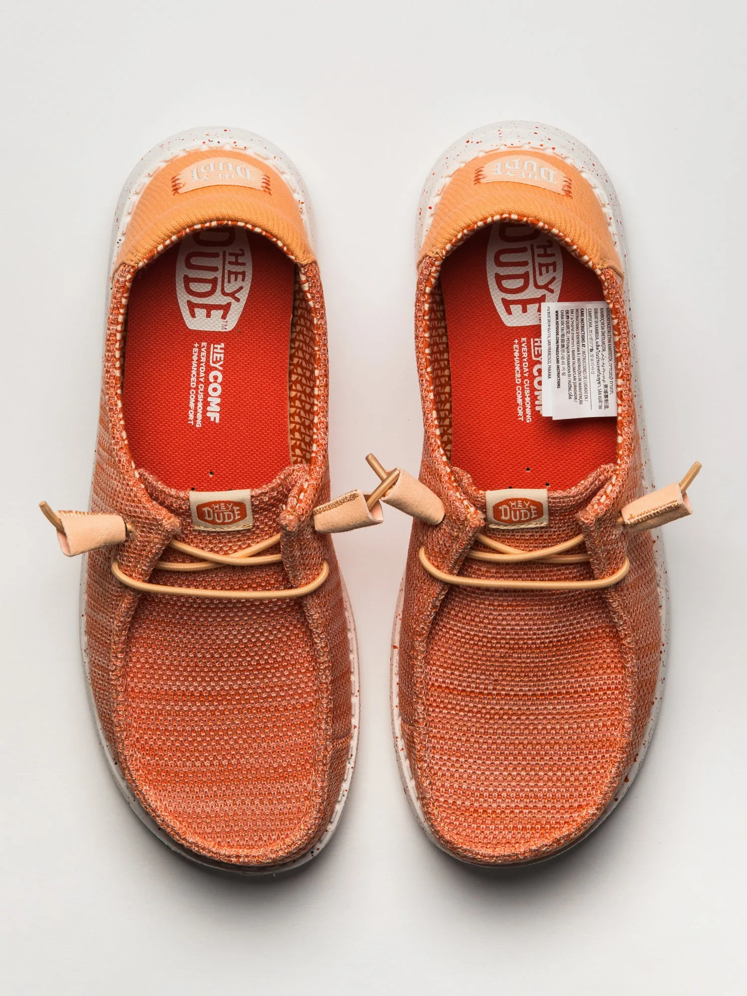 WOMENS HEY DUDE WENDY STRETCH SOX SNEAKER - PEACH sold by Blackwell product image thumbnail 4