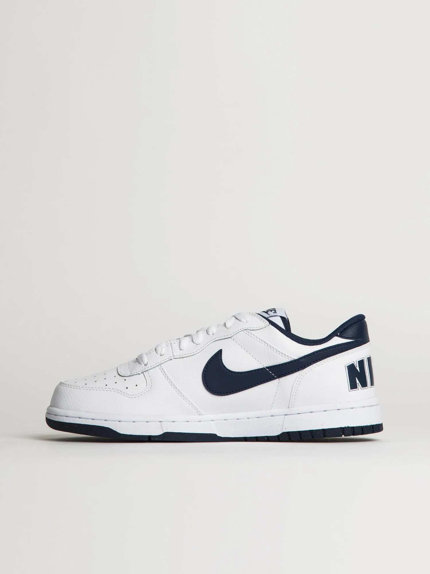 MENS NIKE BIG NIKE LOW SNEAKER - WHITE/NAVY sold by Blackwell product image thumbnail 3