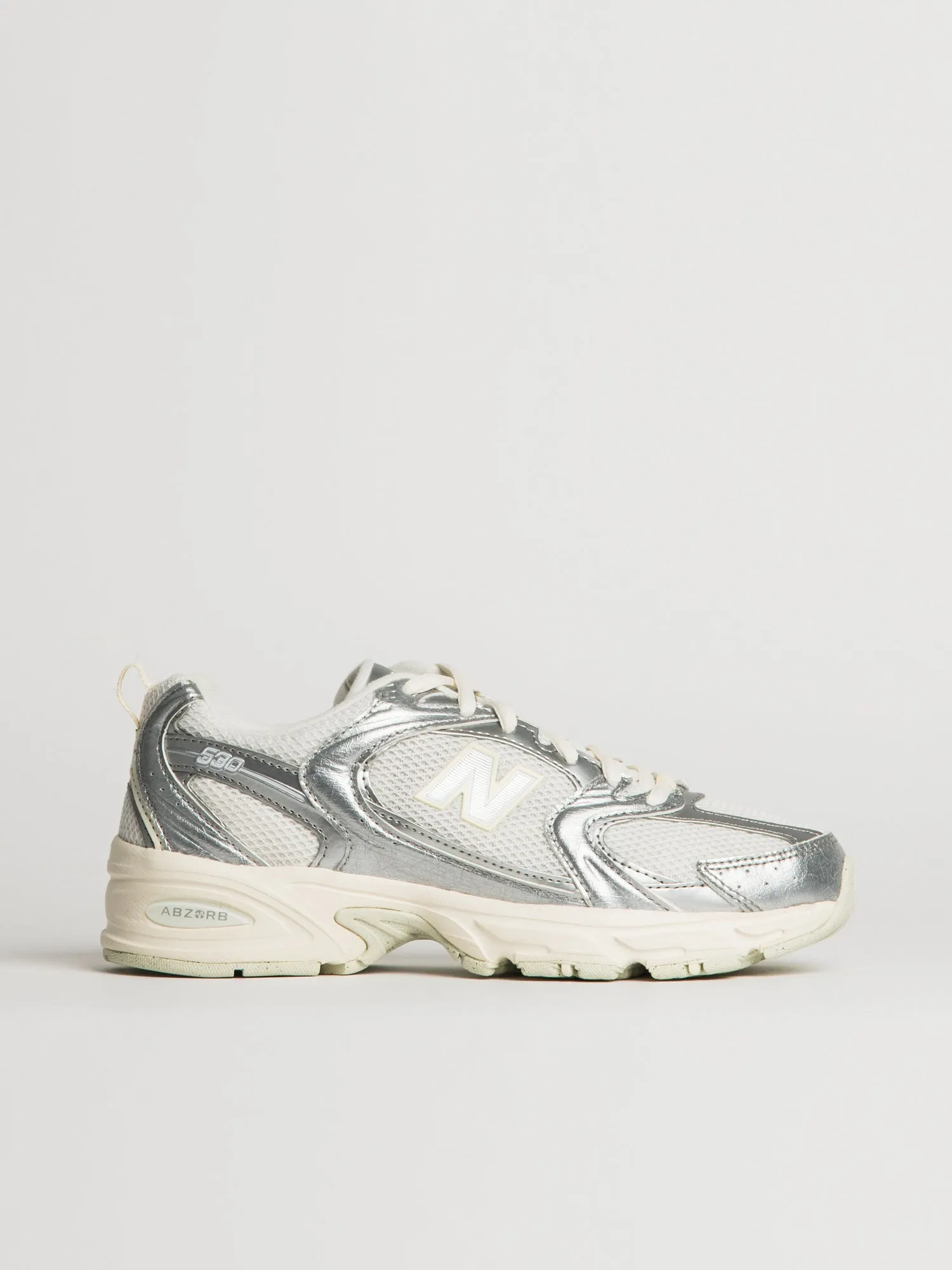 WOMENS NEW BALANCE THE 530 SNEAKER - SILVER sold by Blackwell