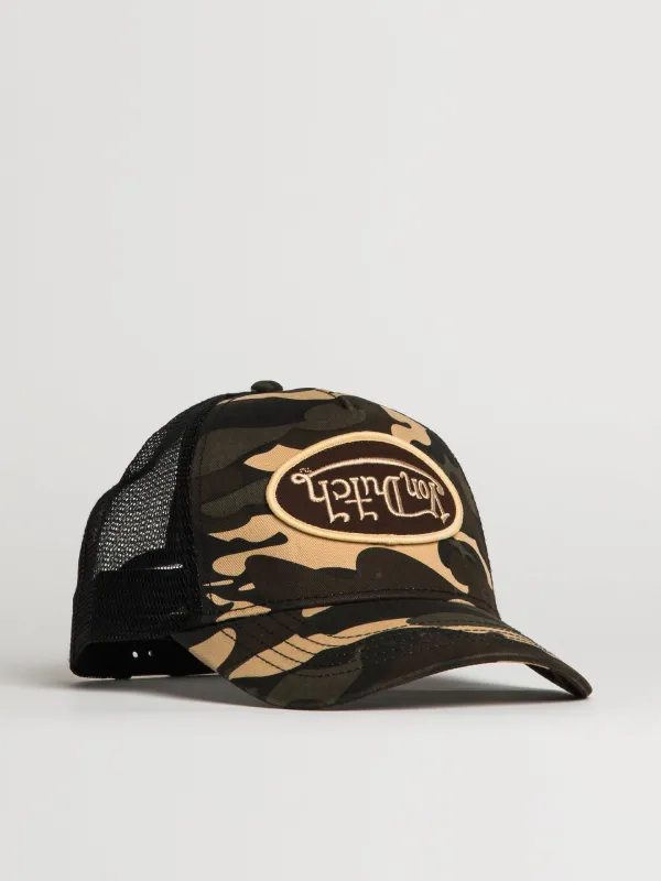VON DUTCH MULTI TRUCKER HAT - BROWN CAMO made by Von Dutch