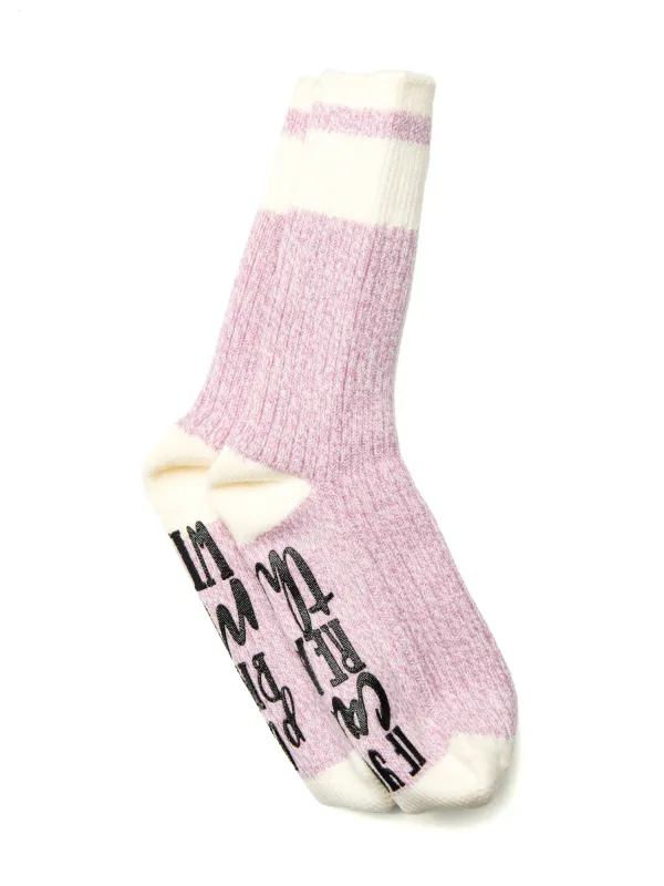 SCOUT & TRAIL BRING ME WINE SOCKS - CLEARANCE made by Blackwell