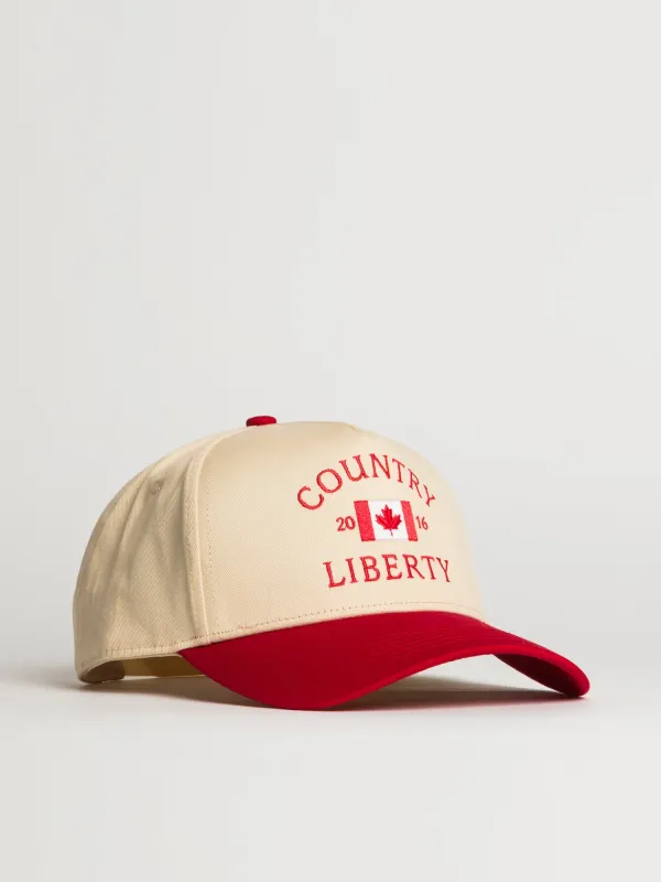 COUNTRY LIBERTY RED CANADA HAT made by Blackwell
