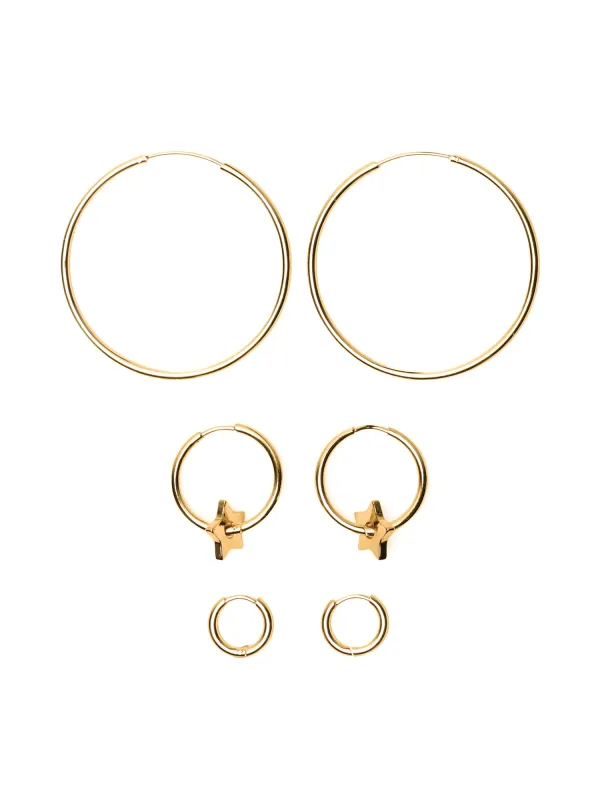 HARLOW MIMI HOOPS - GOLD made by Harlow