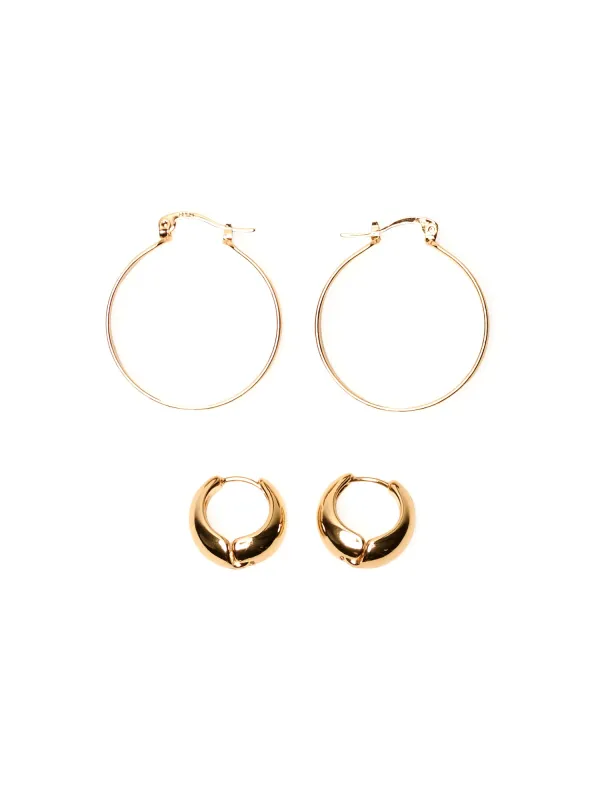 HARLOW LANA HOOPS - GOLD made by Harlow