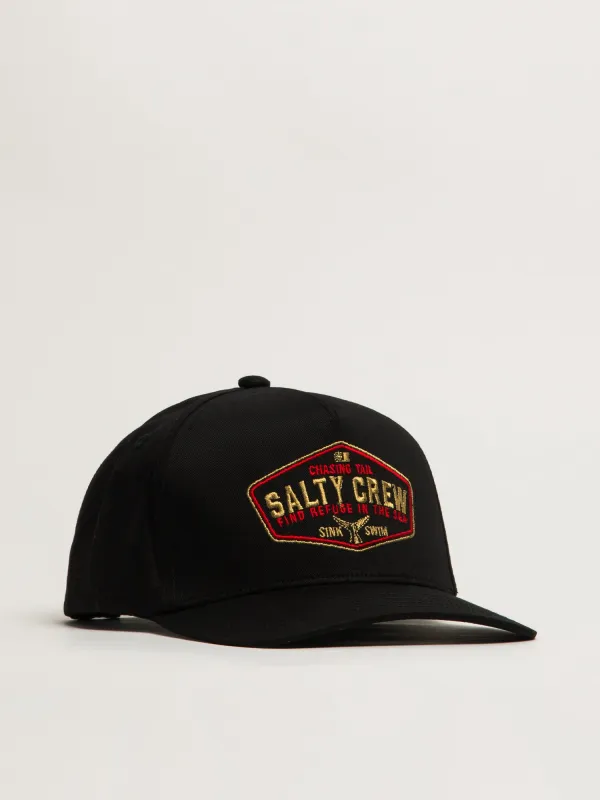 SALTY CREW TAILFIN SNAPBACK HAT - BLACK made by Salty Crew