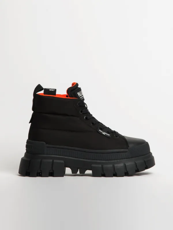 WOMENS PALLADIUM REVOLT BOOT OVERCRUSH made by Blackwell