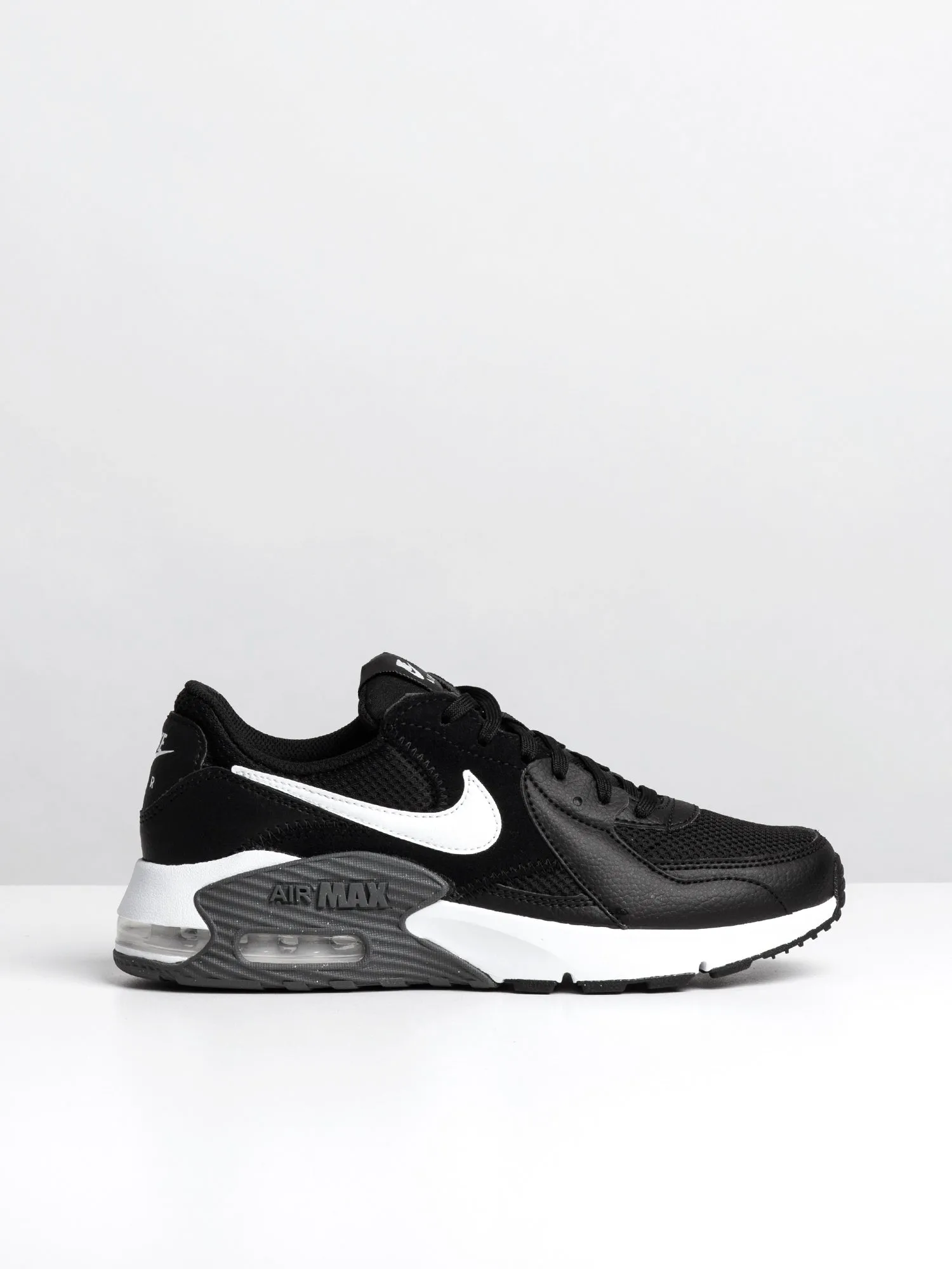 WOMENS NIKE AIR MAX EXCEE SNEAKER - BLACK/DARK GREY/WHITE sold by Blackwell