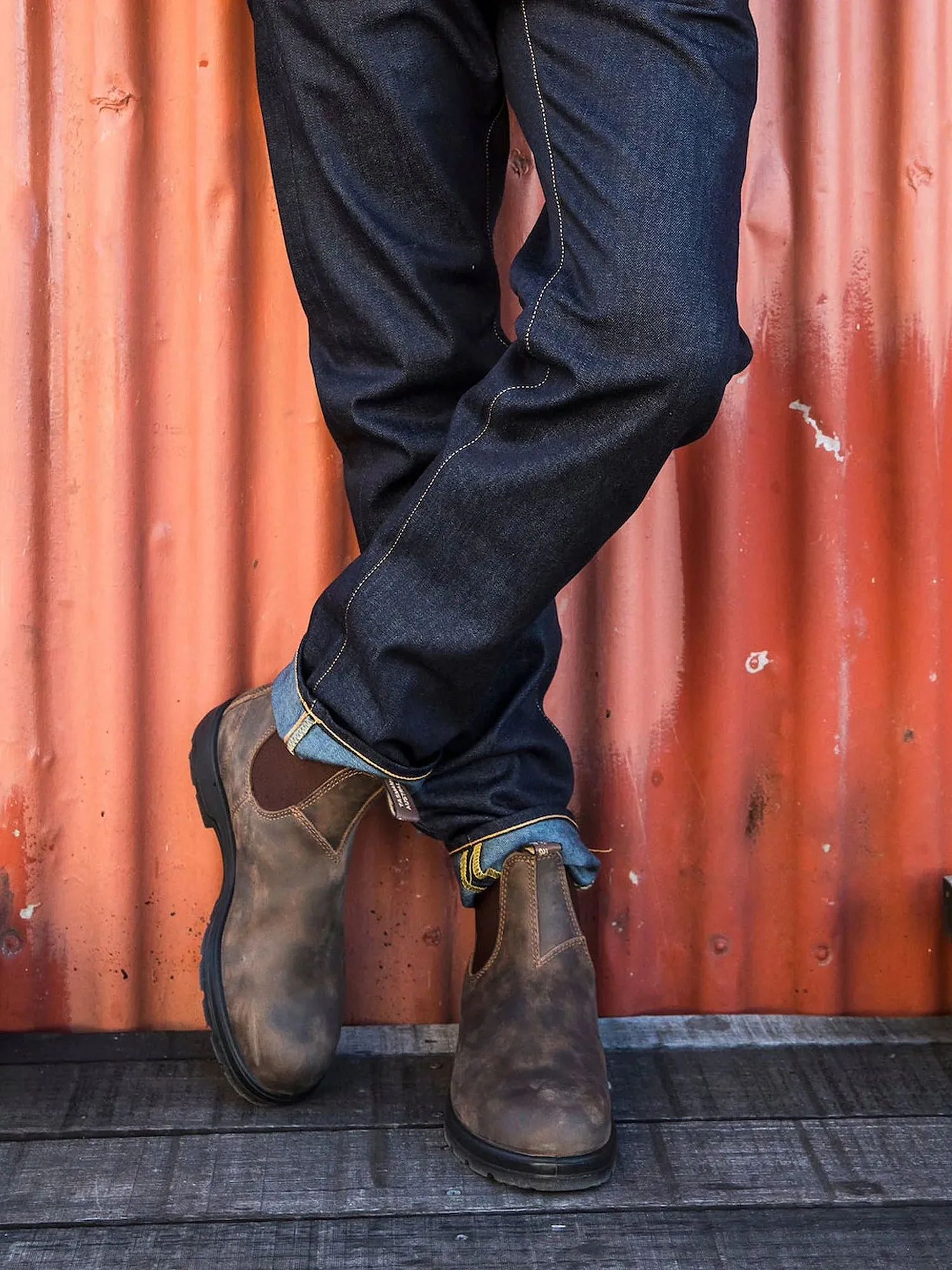 MENS BLUNDSTONE CLASSIC RUSTIC BROWN BOOT sold by Blackwell product image thumbnail 4