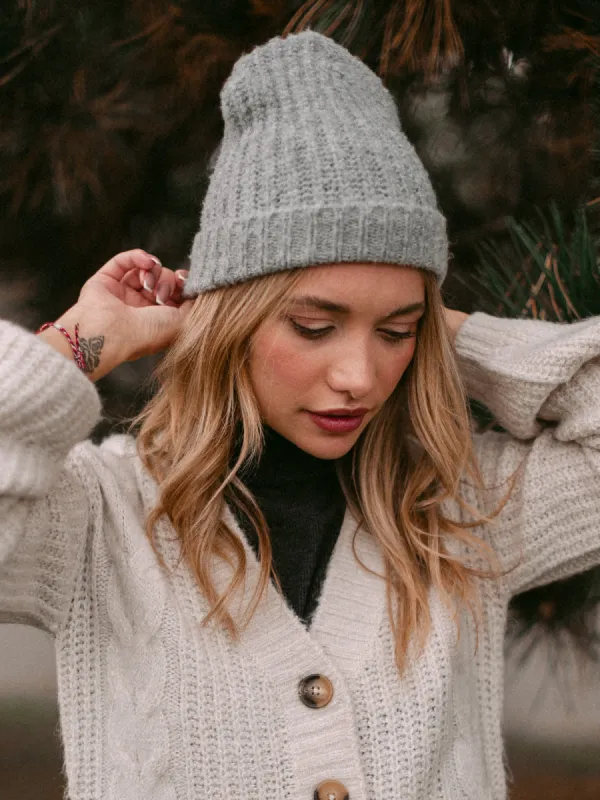HARLOW PLUSH RIBBED BEANIE - CLEARANCE sold by Blackwell