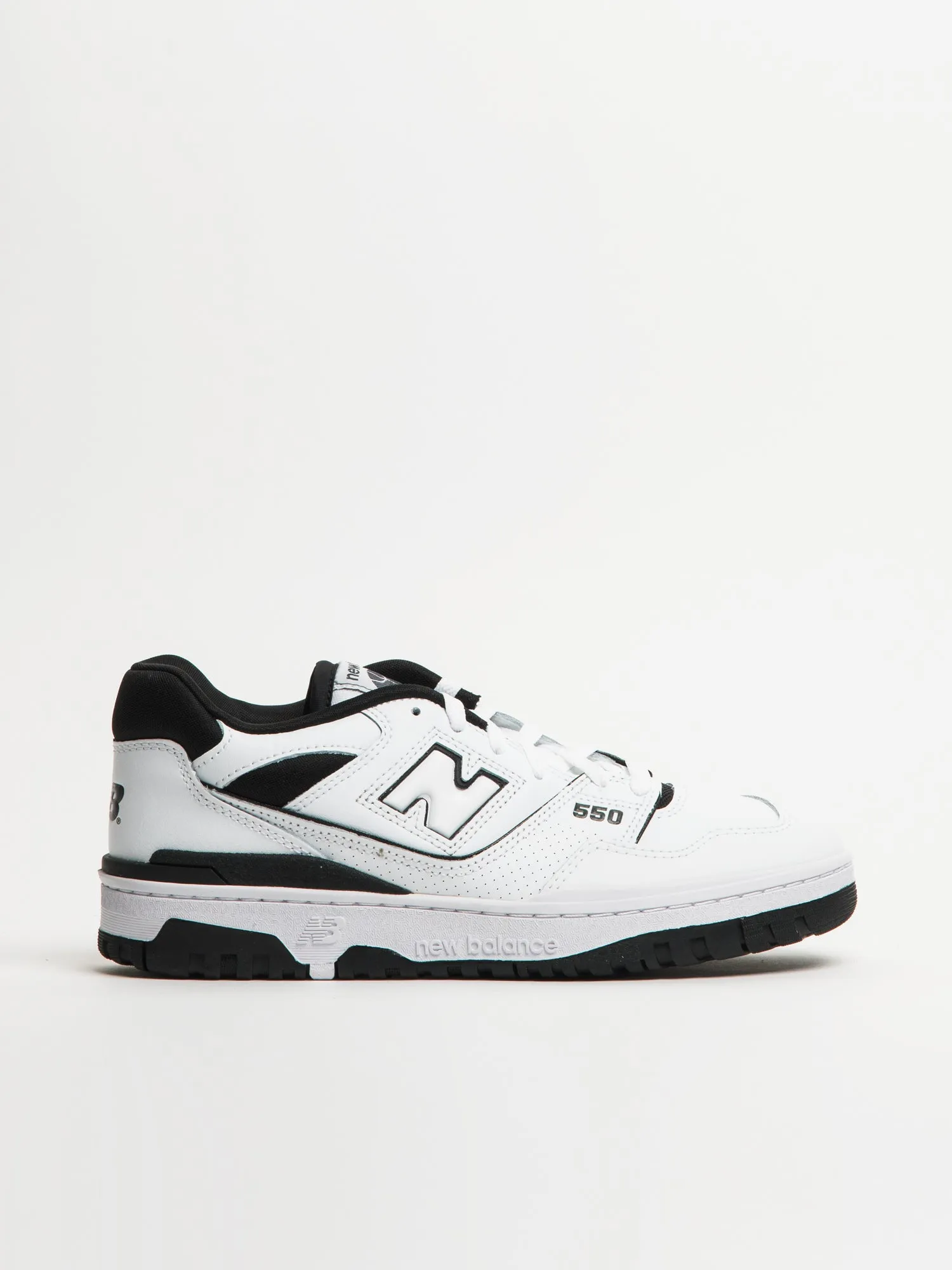 MENS NEW BALANCE THE BB550 SNEAKER - WHITE/BLACK sold by Blackwell