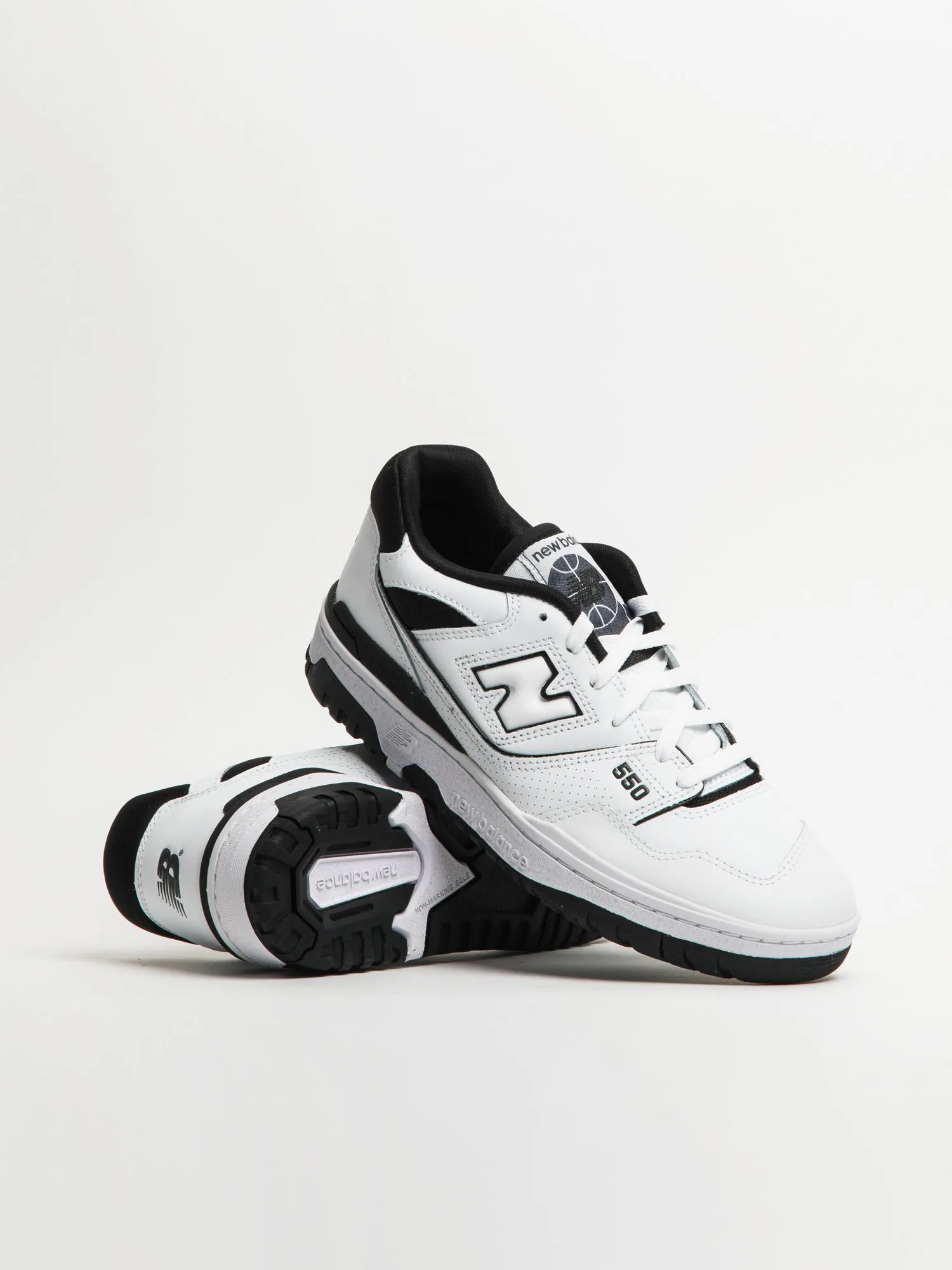 MENS NEW BALANCE THE BB550 SNEAKER - WHITE/BLACK sold by Blackwell product image thumbnail 2