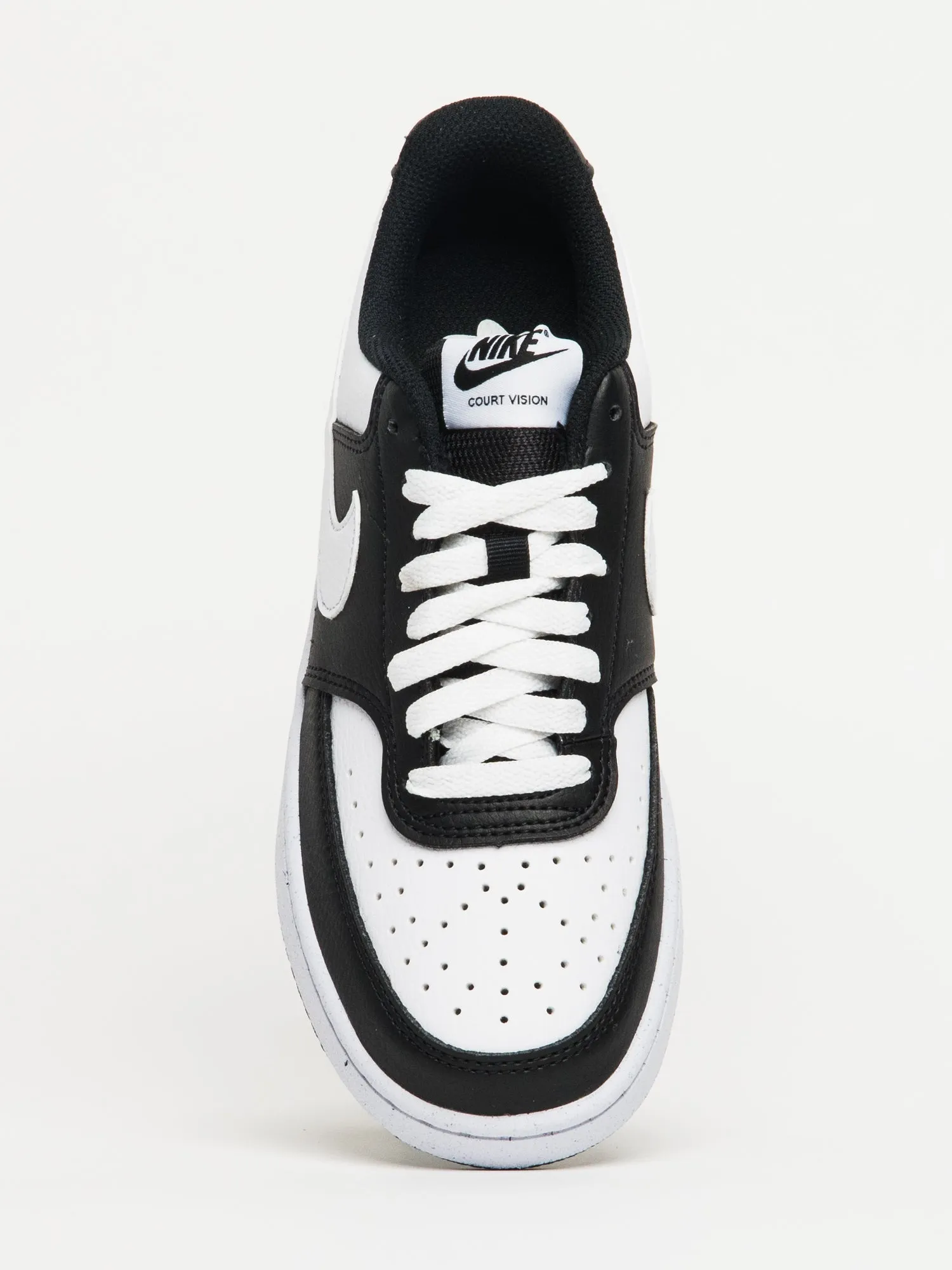 WOMENS NIKE COURT VISION LOW NEXT NATURE SNEAKER - BLACK/WHITE sold by Blackwell product image thumbnail 4