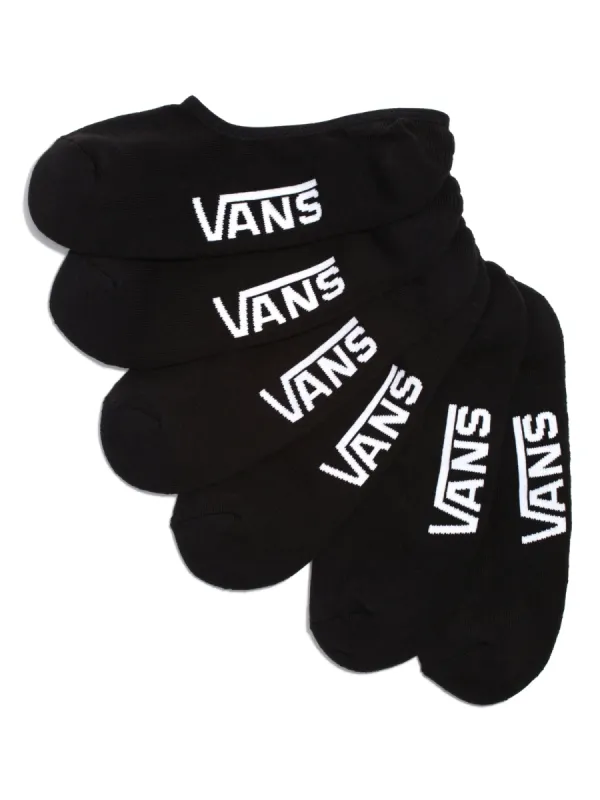 VANS CLASSIC SUPER NO SHOW 3 PACK SOCKS sold by Blackwell