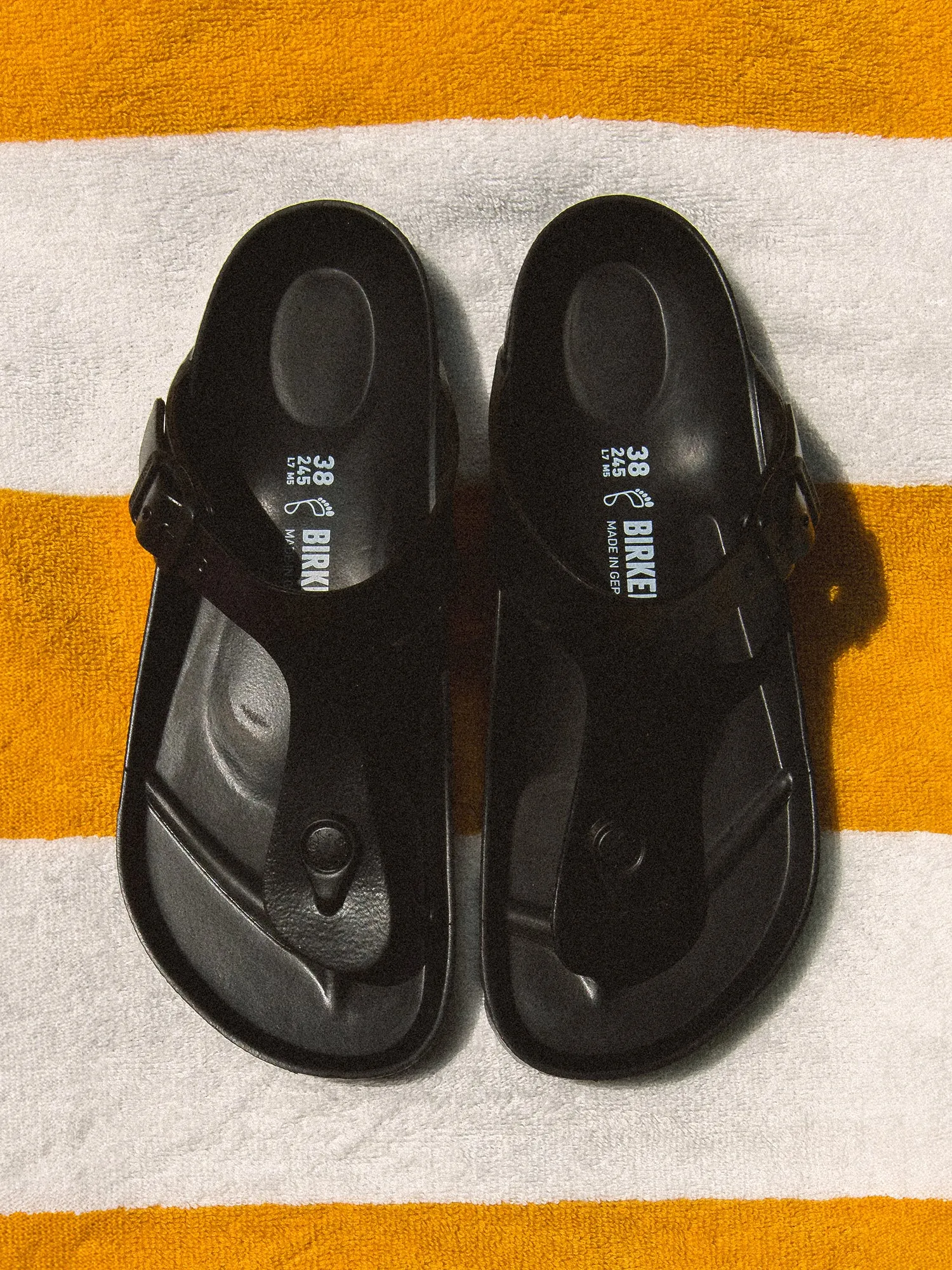 WOMENS BIRKENSTOCK GIZEH EVA BLACK SANDALS - REGULAR - BLACK sold by Blackwell product image thumbnail 4