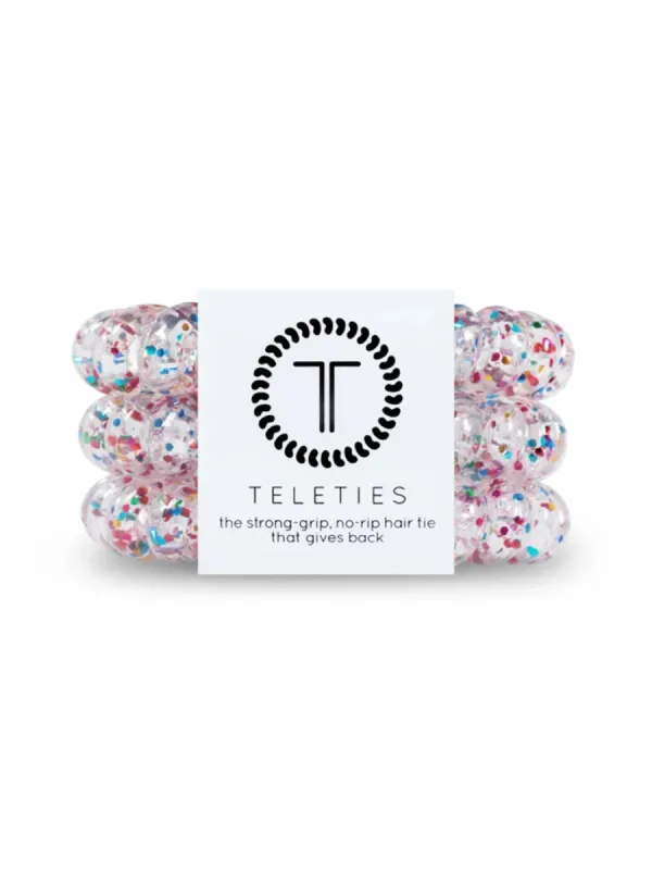 TELETIES HAIR TIE LARGE - PARTY PEOPLE - CLEARANCE sold by Blackwell