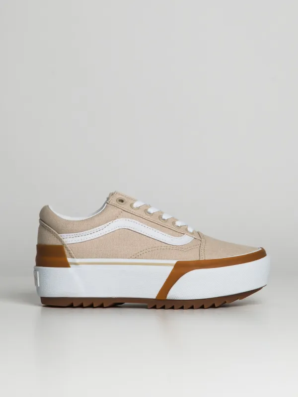 WOMENS VANS OLD SKOOL STACKED CANVAS - CLEARANCE sold by Blackwell