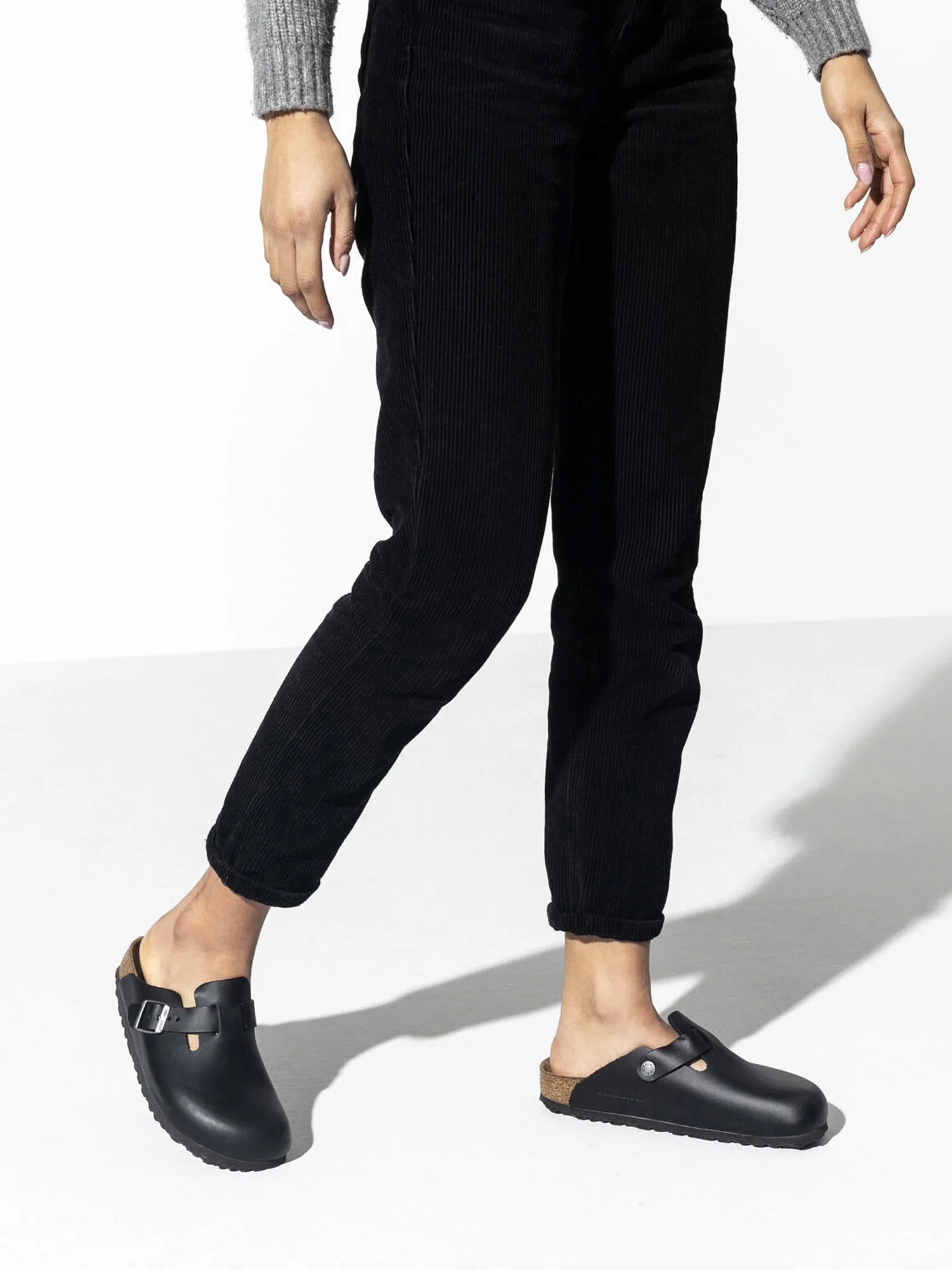 WOMENS BIRKENSTOCK BOSTON CLOG - REGULAR - BLACK sold by Blackwell product image thumbnail 3