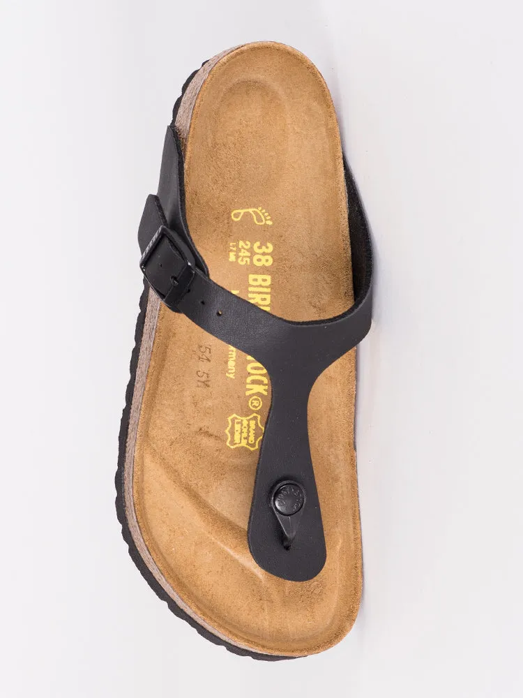 WOMENS BIRKENSTOCK GIZEH BLACK BOYFRIEND SANDALS - BLACK sold by Blackwell product image thumbnail 2