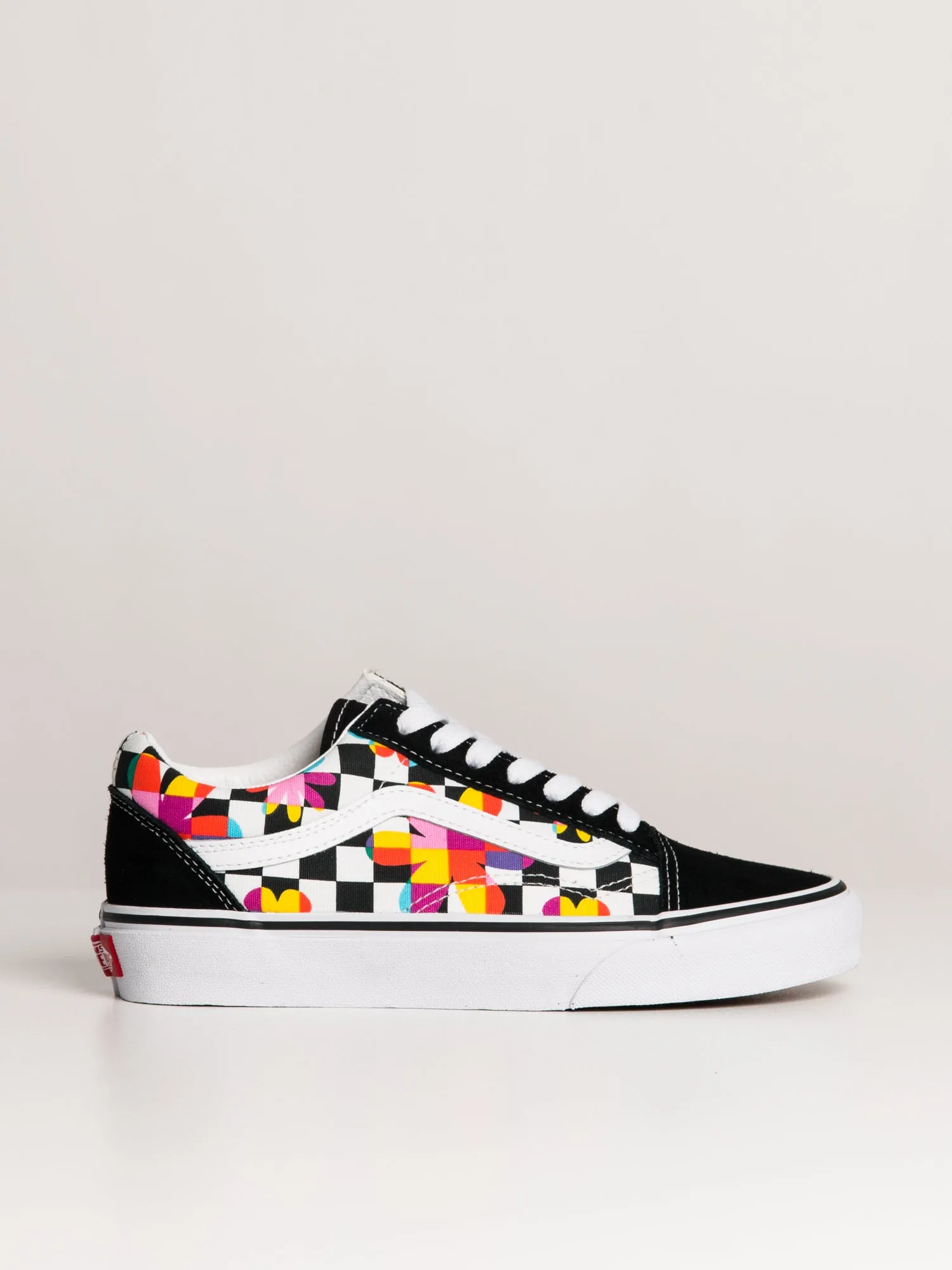 WOMENS VANS OLD SKOOL FLORAL CHECKER SNEAKER sold by Blackwell