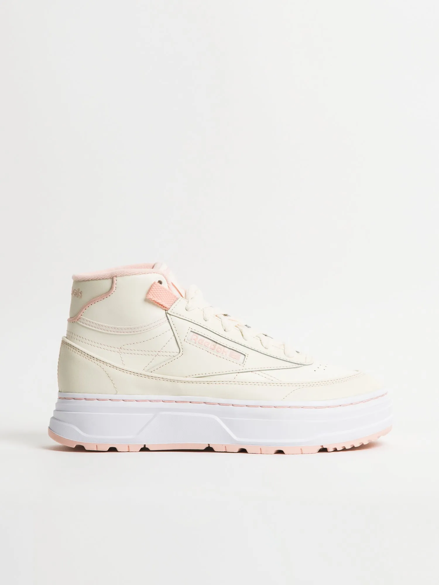 WOMENS REEBOK CLUB C GEO MID - CLEARANCE sold by Blackwell