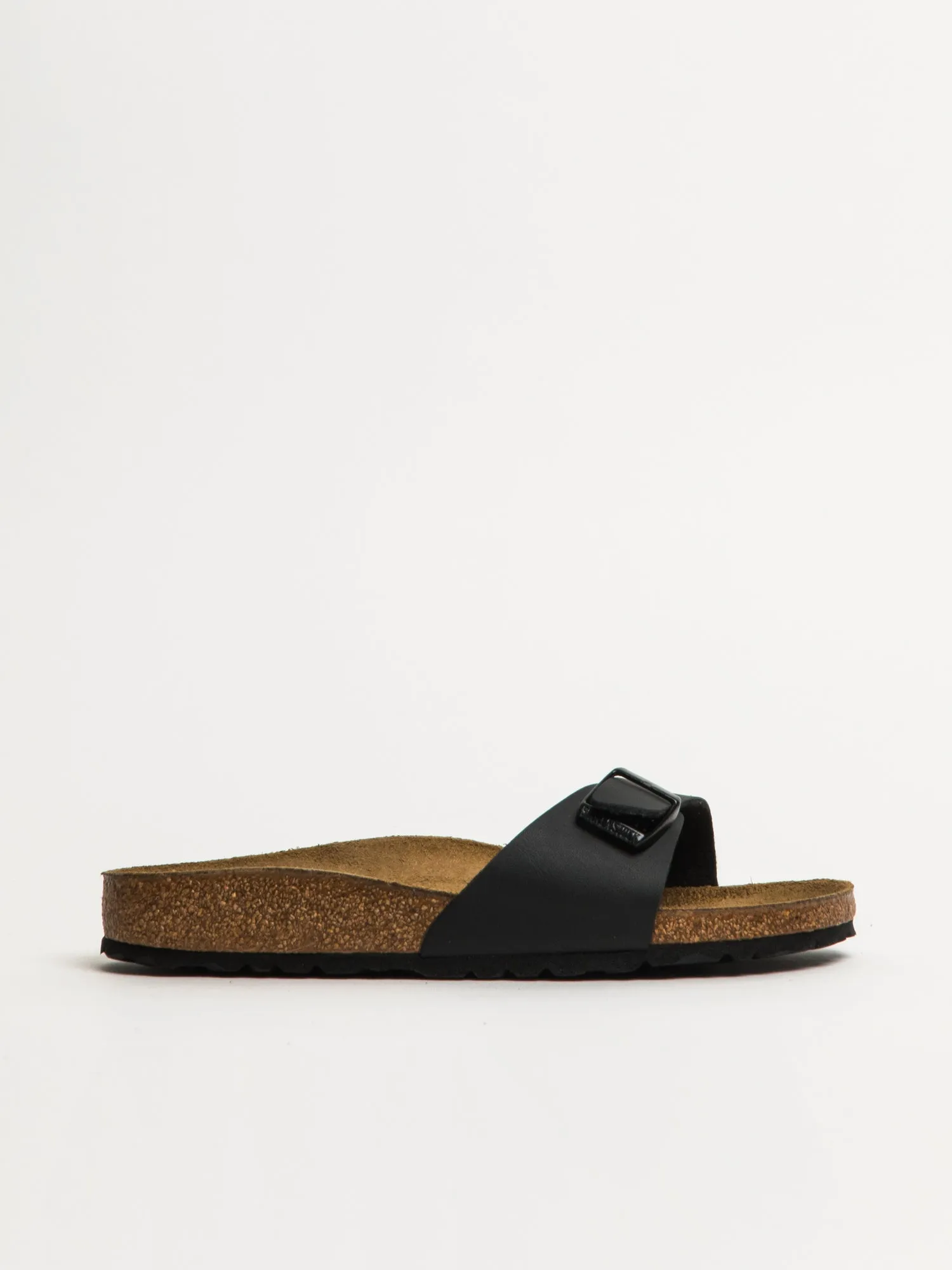 WOMENS BIRKENSTOCK MADRID BLACK SANDALS - BLACK sold by Blackwell