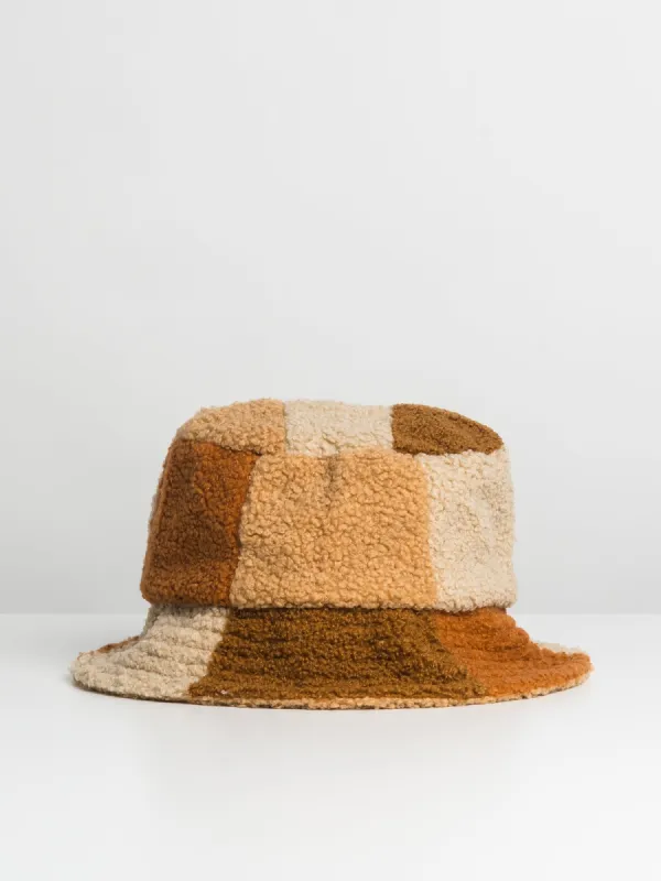 DLG PATCHWORK SHERPA BUCKET HAT - CLEARANCE made by Blackwell