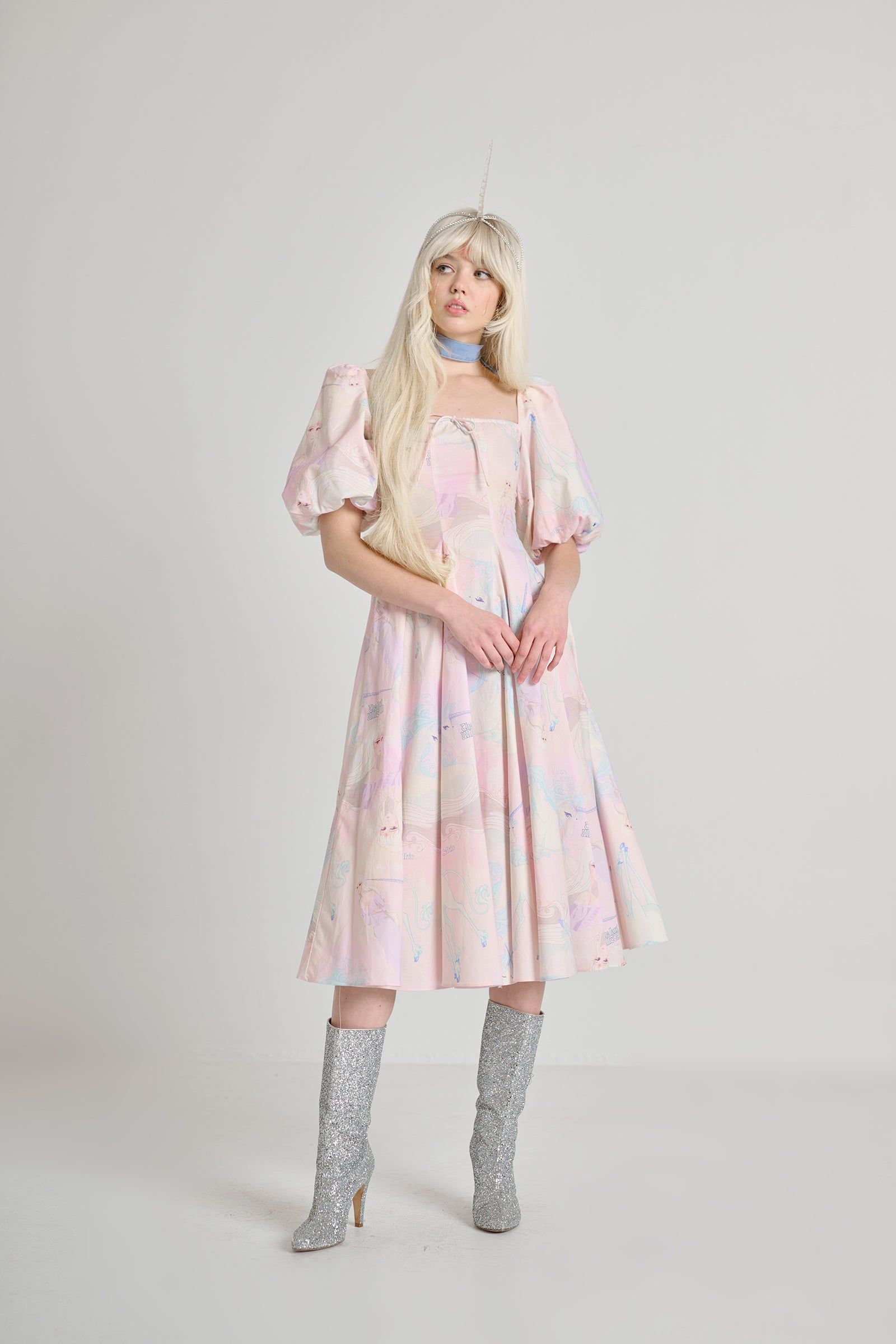 The Last Unicorn Pastels Day Dress sold by Selkie product image thumbnail 5