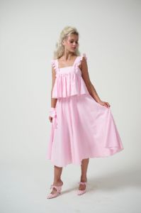 The Baby Soft Ruffle Apron Top sold by Selkie