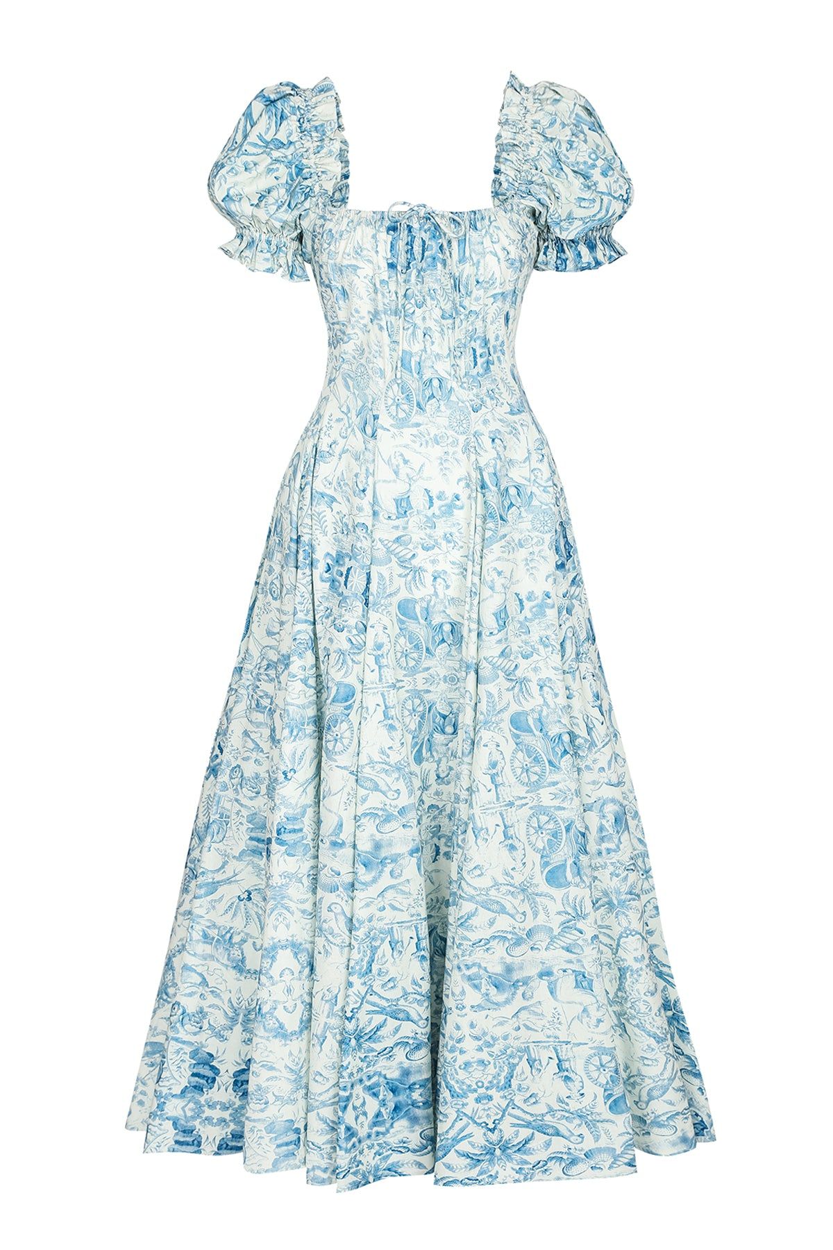 The Porcelain Garden Party Dress sold by Selkie product image thumbnail 2