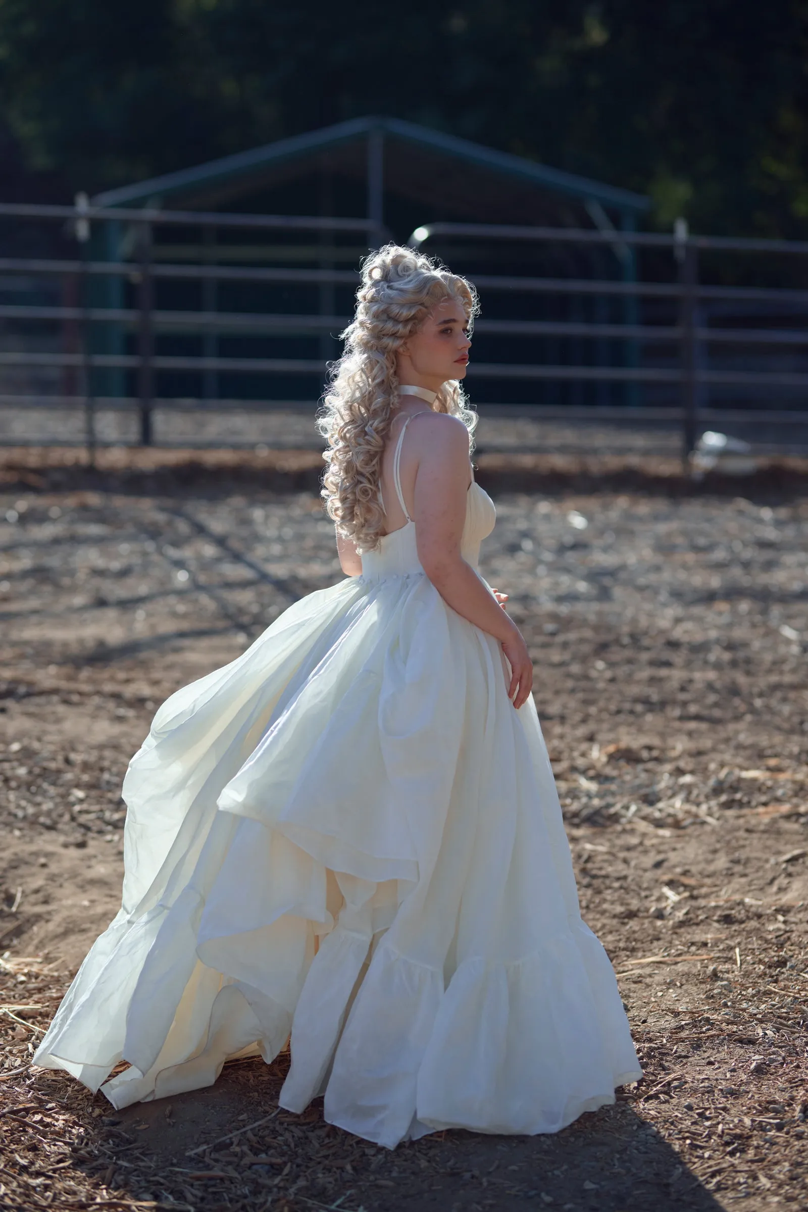 The Ivory Organdy Destination Gown sold by Selkie product image thumbnail 2