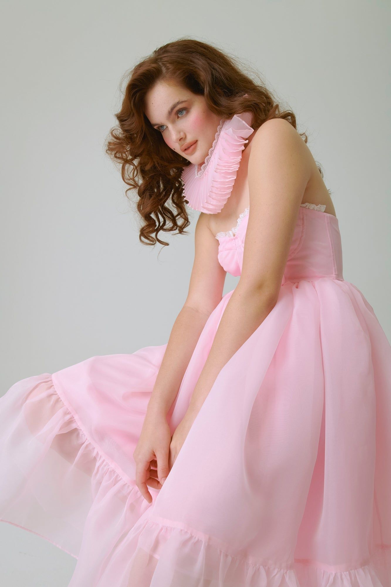 The Ballerina French Corset Dress sold by Selkie product image thumbnail 3