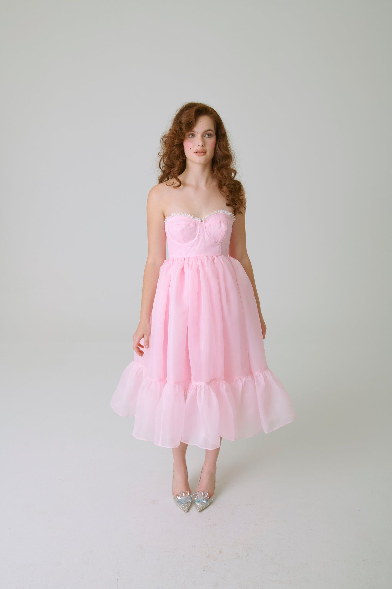 The Ballerina French Corset Dress sold by Selkie product image thumbnail 4