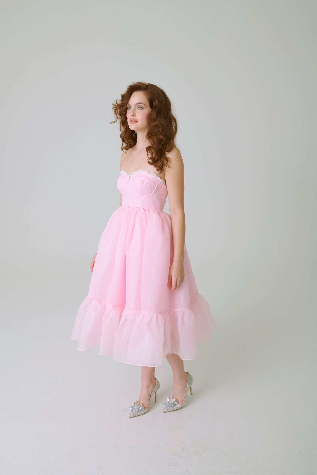 The Ballerina French Corset Dress sold by Selkie product image thumbnail 5