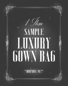 Sample Luxury Gown Surprise Bag sold by Selkie