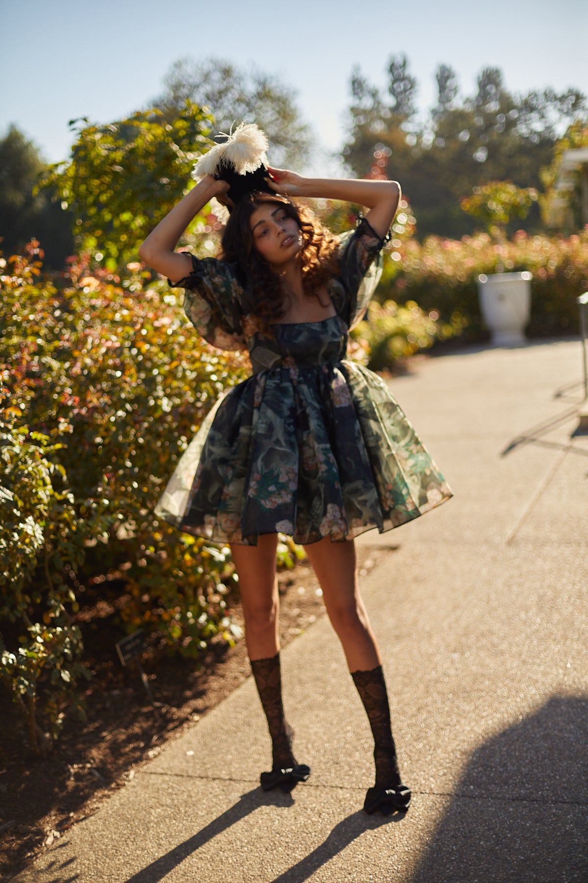 The Skull of a Skeleton Puff Dress sold by Selkie product image thumbnail 5