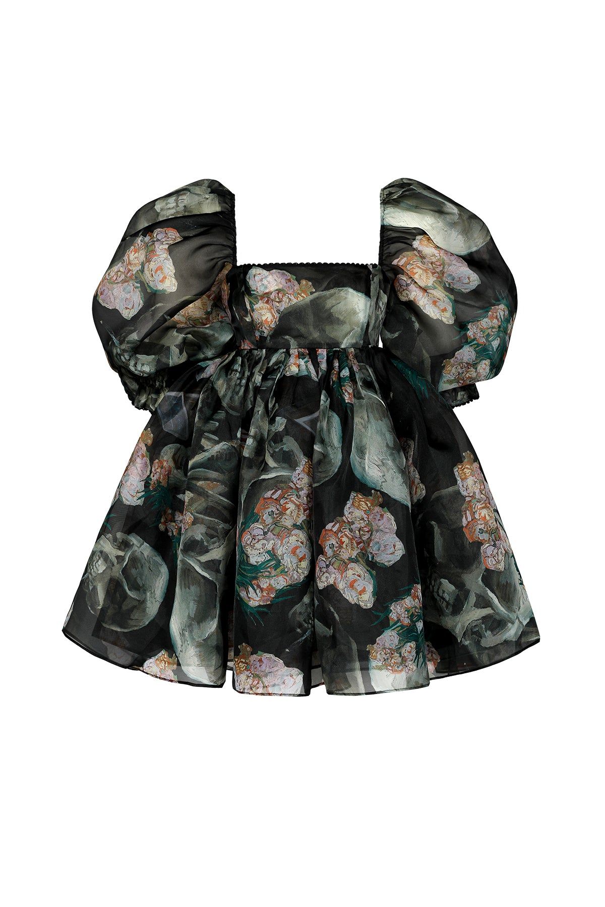 The Skull of a Skeleton Puff Dress sold by Selkie product image thumbnail 3