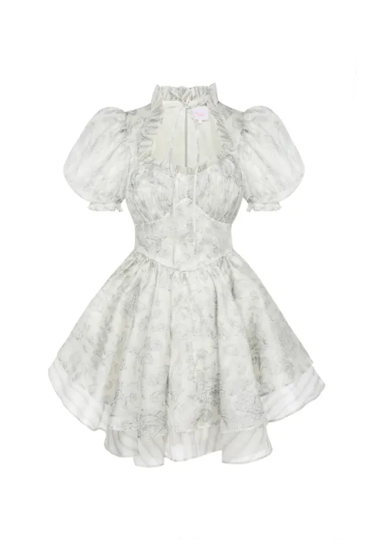 The Austen Silk Satin Portrait of a Lady Dress sold by Selkie