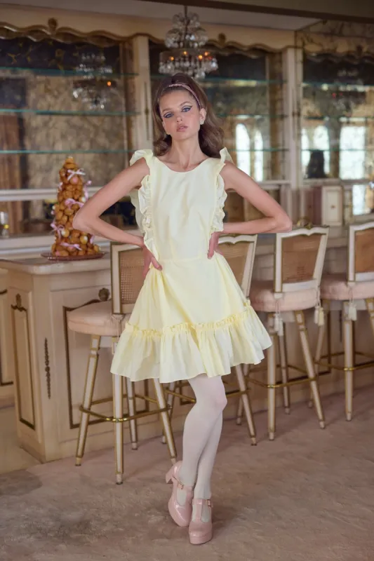 The Dole Whip Bebe Pinafore Dress sold by Selkie