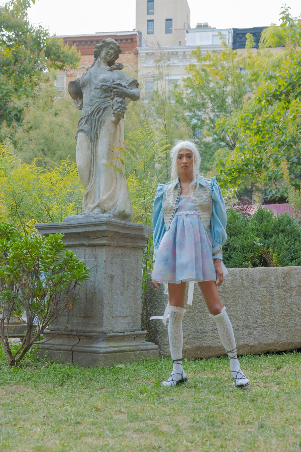 The Watercolor Rosebud Dress sold by Selkie product image thumbnail 8