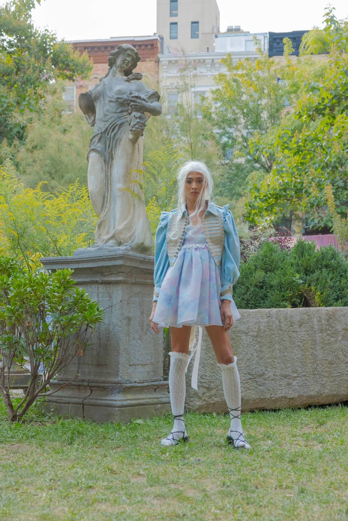 The Watercolor Rosebud Dress sold by Selkie product image thumbnail 7