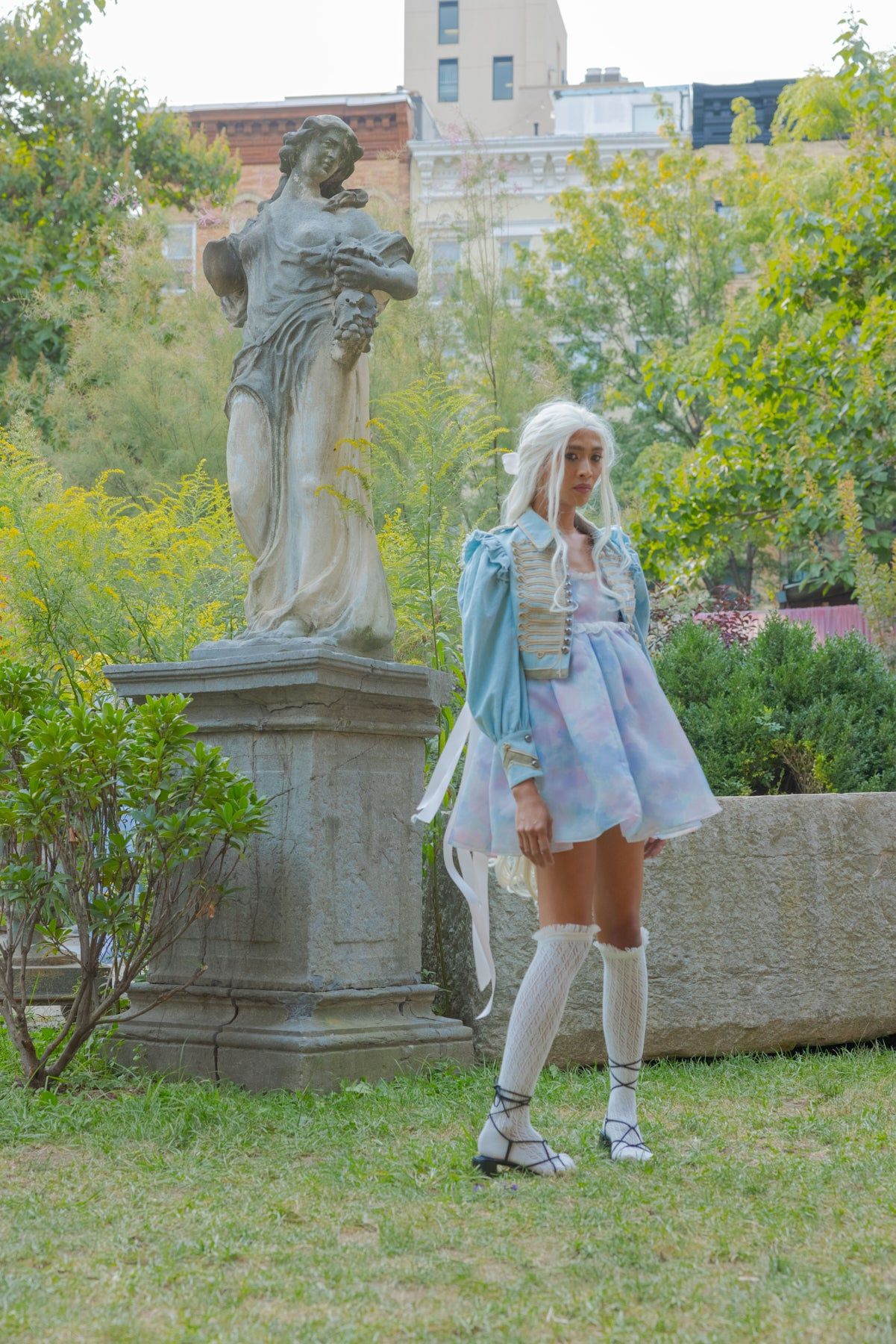 The Watercolor Rosebud Dress sold by Selkie product image thumbnail 6