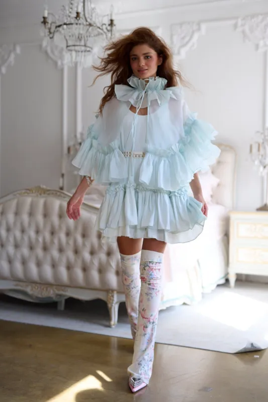 The Tall Glass Opera Cape made by Selkie