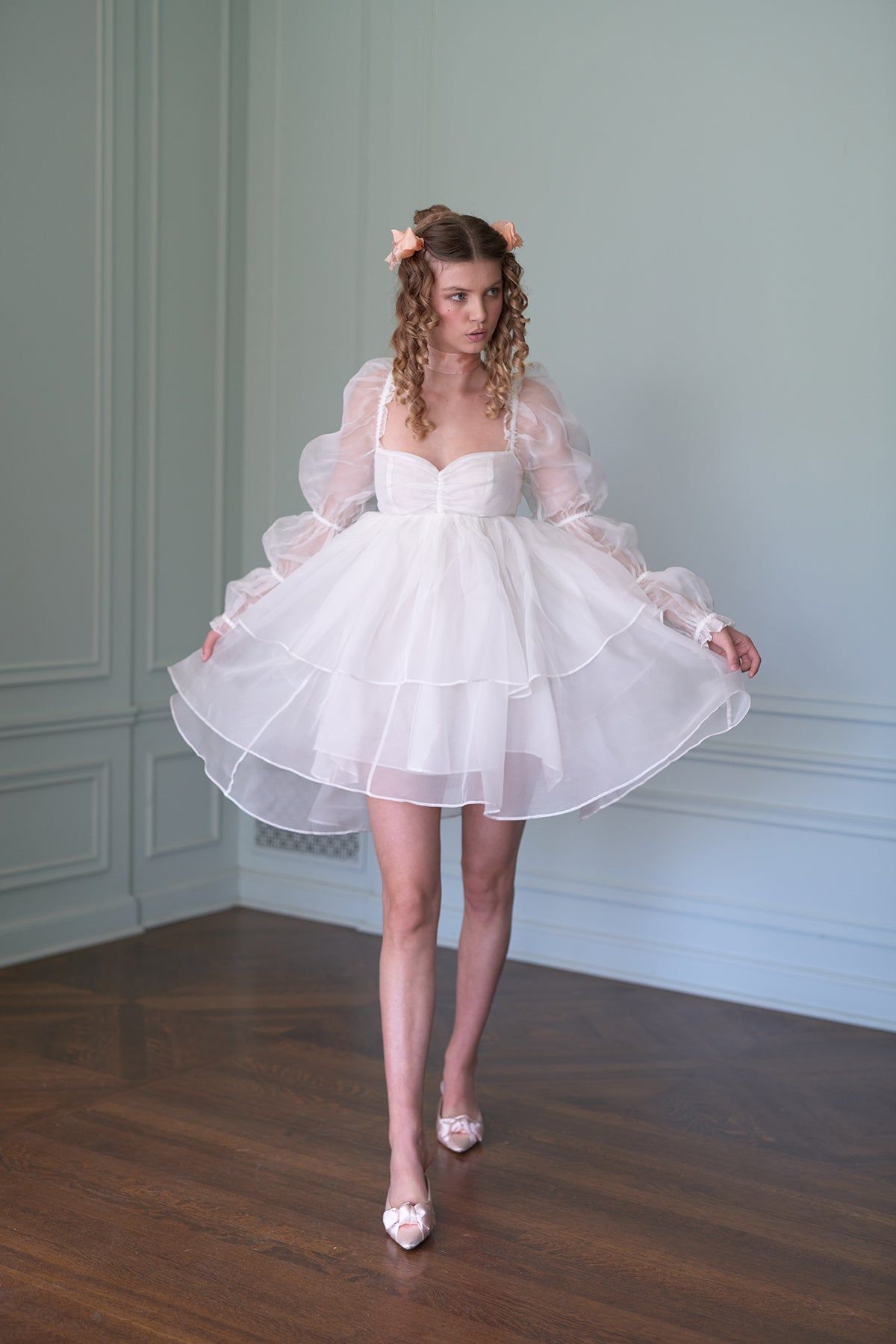 The Silk Gauze Ivory Moonlight Dress sold by Selkie product image thumbnail 2