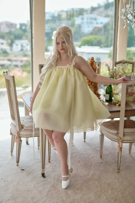 The Dole Whip Powder Puff Dress sold by Selkie