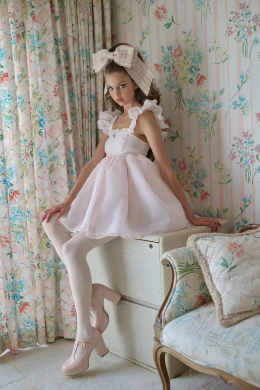 A Little Princess Dress in Strawberry Milk sold by Selkie