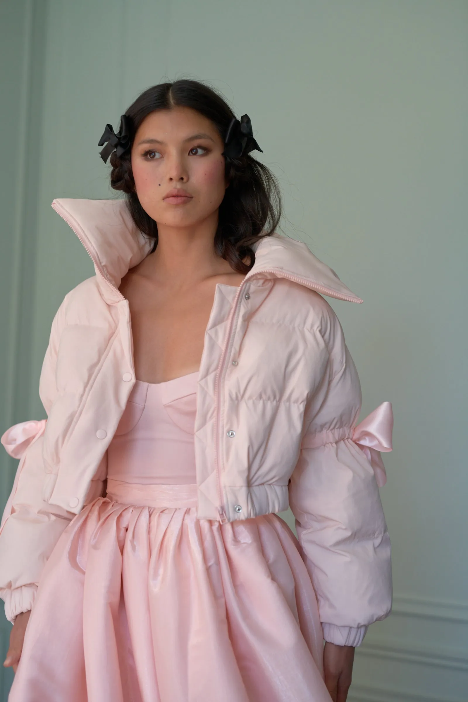 The Castle Pink Marshmallow Puffer sold by Selkie product image thumbnail 3