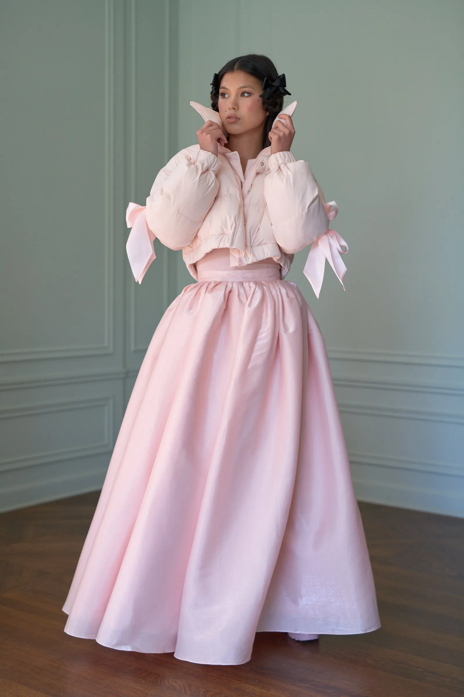 The Castle Pink Marshmallow Puffer sold by Selkie product image thumbnail 5